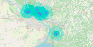 Покрытие сети LoRaWAN в Новосибирске и области